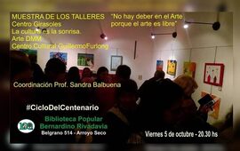 Imagen de Los Talleres de Arte de Sandra Balbuena exponen su brillo en La Biblio