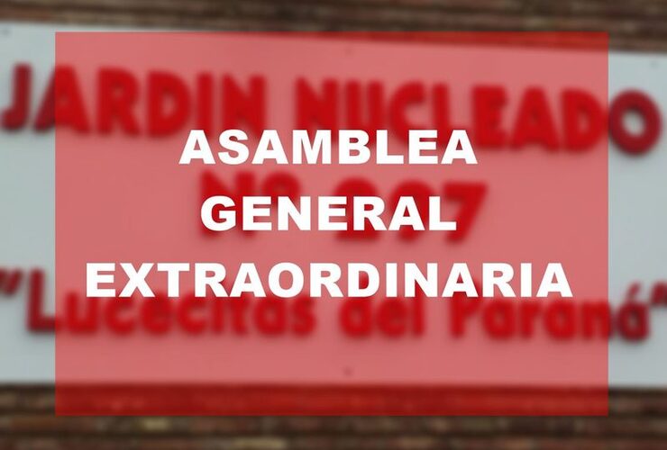 Imagen de Lucecitas del Paran&aacute; convoca a Asamblea