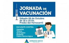 Imagen de Este s&aacute;bado, Jornada de Vacunaci&oacute;n