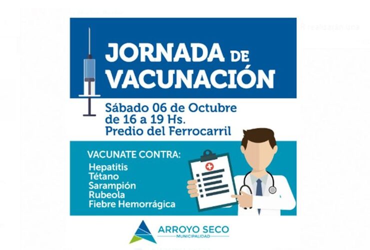 Imagen de Este sábado, Jornada de Vacunación