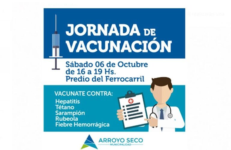 Imagen de Este sábado, Jornada de Vacunación