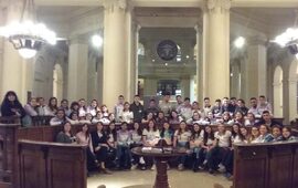 Los de 5to. Los alumnos de 5to año viajaron a Rosario.