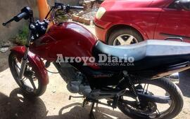 La moto contaba con pedido de captura de marzo de este año.