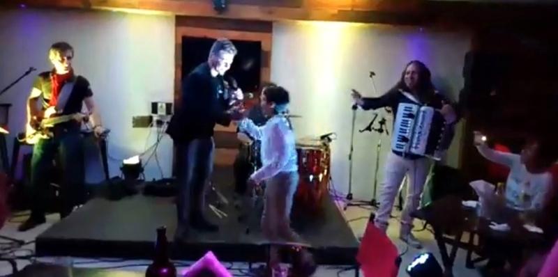 Imagen de Tambora: La banda de Lucas marcó el paso de baile en la noche del viernes