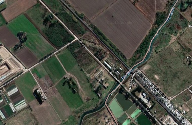 La zona rural siempre golpeada por los hechos de robo. Foto: Google Maps