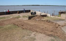 Imagen de Obras Públicas trabaja en acondicionar el Puerto local