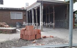 Avanzan las obras. La remodelaci&oacute;n va dejando atr&aacute;s al antiguo SAMCo. Foto: Maximiliano Pascual