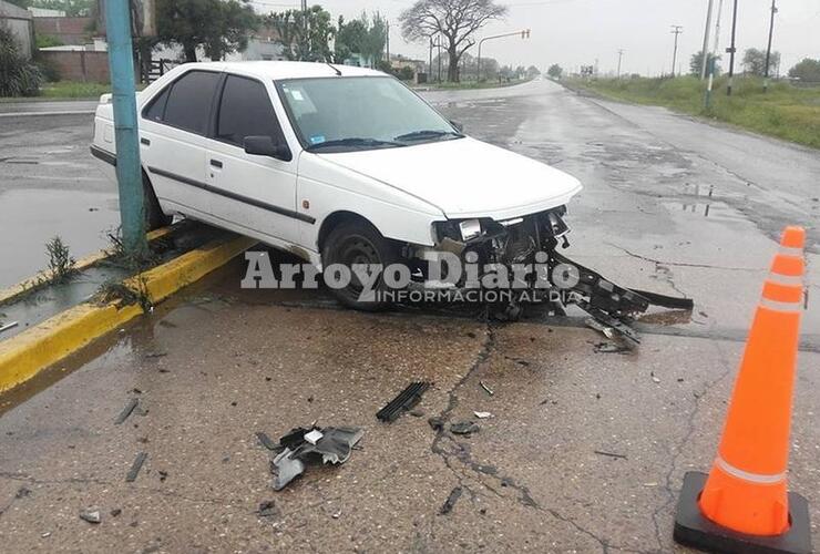 Imagen de Accidente a la altura del Cristo