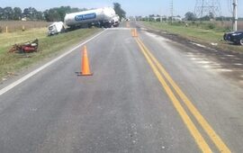 El violento choque en A012.