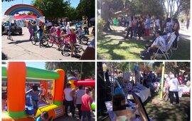 Imagen de Fighiera celebró y hubo fiesta en el pueblo
