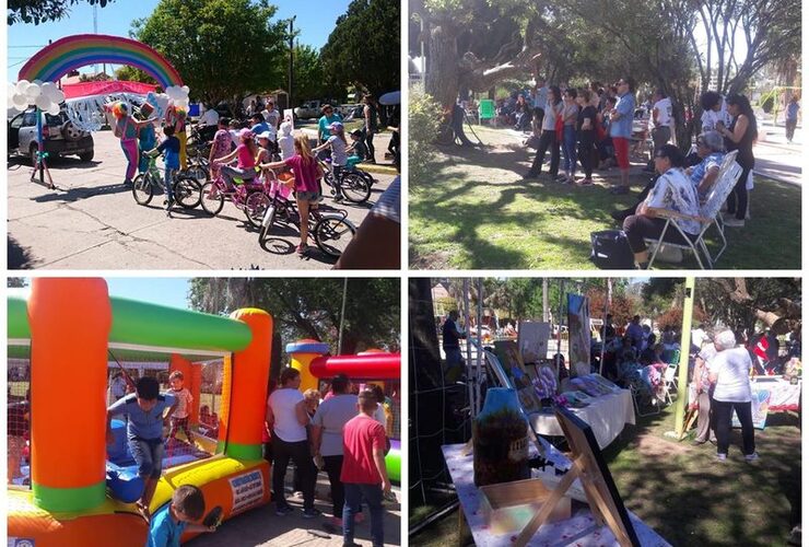 Imagen de Fighiera celebró y hubo fiesta en el pueblo