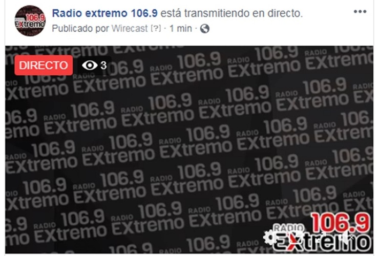 Imagen de Emisión EN VIVO, Dos & Pico Radio Extremo 106.9