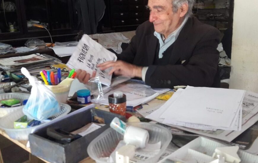 Amante de la historia de su pueblo. Norberto tiene 78 a&ntilde;os, fue presidente comunal de su querida Fighiera y conoce como nadie la historia de su localidad.