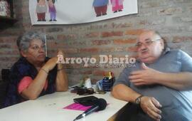 En el Centro. La conferencia de prensa tuvo lugar esta ma&ntilde;ana en el galp&oacute;n del ferrocarril donde funciona el Centro J&oacute;venes Abuelos