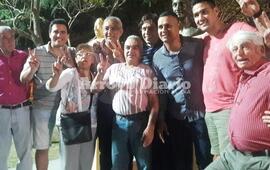 Imagen de La plaza de Fighiera ya cuenta con los bustos de Per&oacute;n y Evita