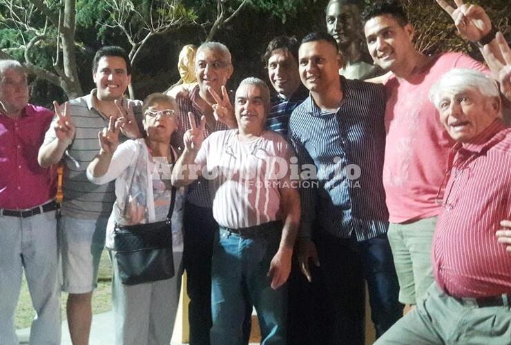 Imagen de La plaza de Fighiera ya cuenta con los bustos de Perón y Evita