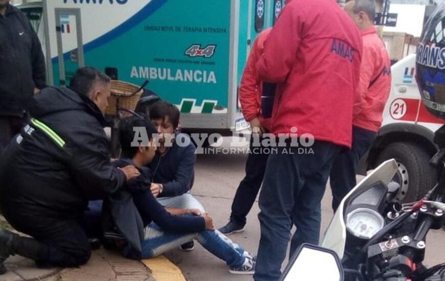 Imagen de Se descompens&oacute; en la v&iacute;a p&uacute;blica