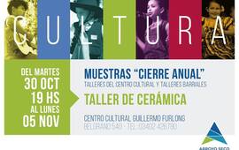 Imagen de Muestras por el Cierre Anual de los Talleres Barriales y del Centro Cultural