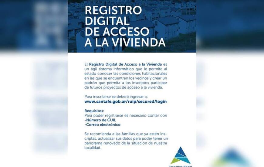 Imagen de Registro digital de acceso a la vivienda