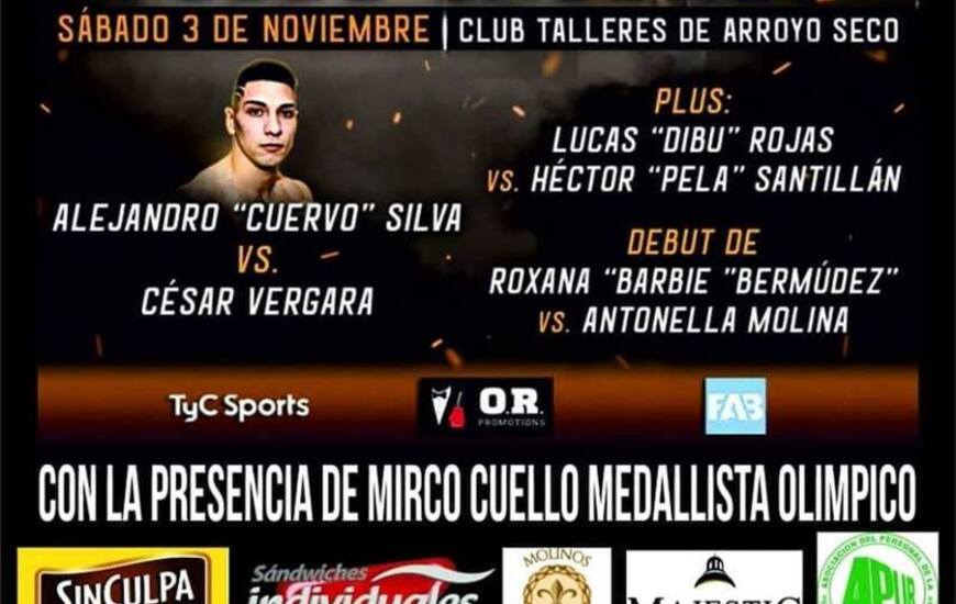 Imagen de Gran noche de boxeo en Talleres Arroyo Seco