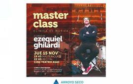 Imagen de Clase Maestra a cargo del baterista Ezequiel Ghilardi