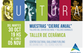 Hoy comienzan las muestras correspondientes al cierre de los talleres