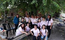 Siempre solidarias: algunas integrantes de Reinas Tejedoras