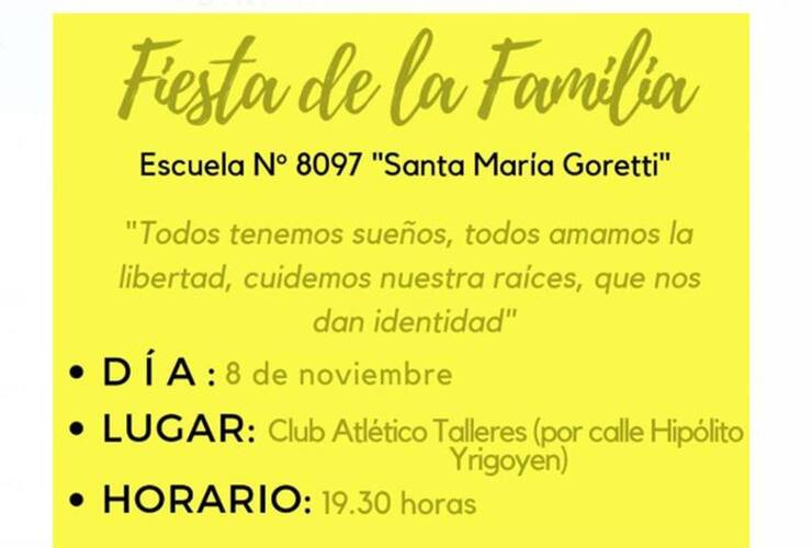 Imagen de Fiesta de la Familia de la Escuela Santa María Goretti