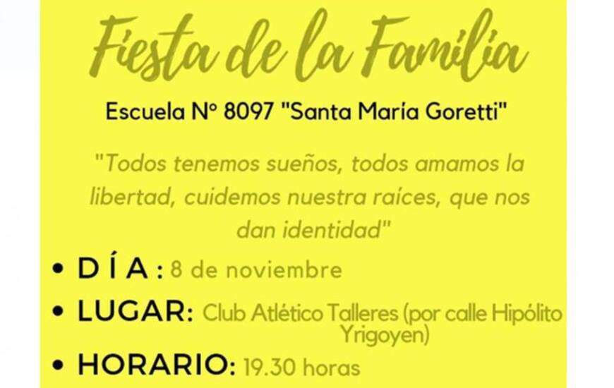 Imagen de Fiesta de la Familia de la Escuela Santa Mar&iacute;a Goretti