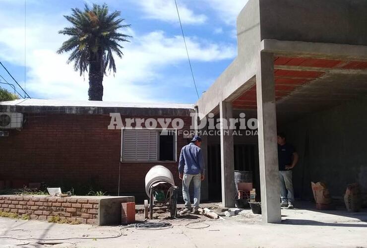 En poco tiempo estará listo. Las obras avanzan en el ex SAMCO de General Lagos.