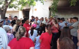 Sobre la convocatoria. Alrededor de 60 vecinos dijeron presente en la tarde de este viernes.