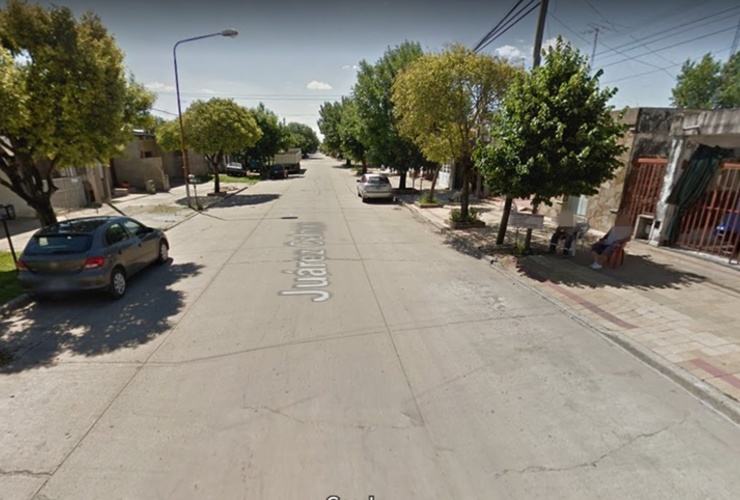 Los hechos ocurrieron hoy en un domicilio de Juárez Celman al 900. Foto: Google Maps
