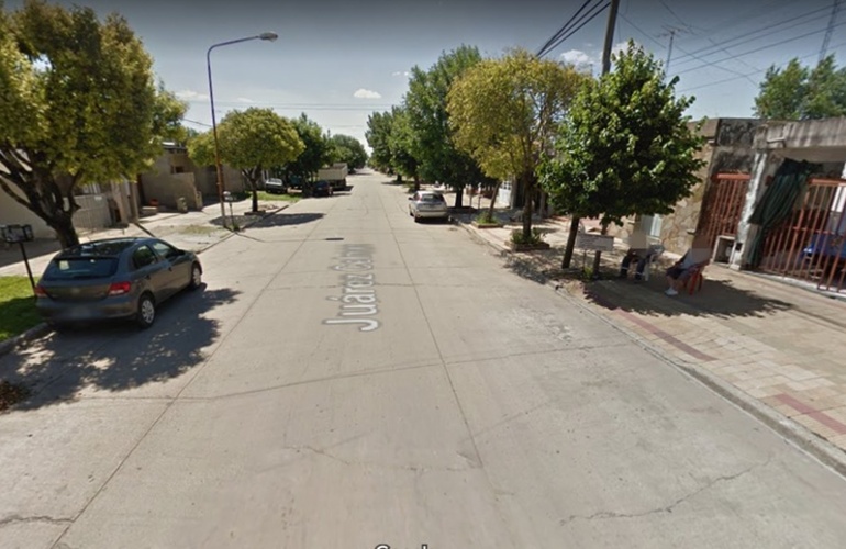 Los hechos ocurrieron hoy en un domicilio de Ju&aacute;rez Celman al 900. Foto: Google Maps