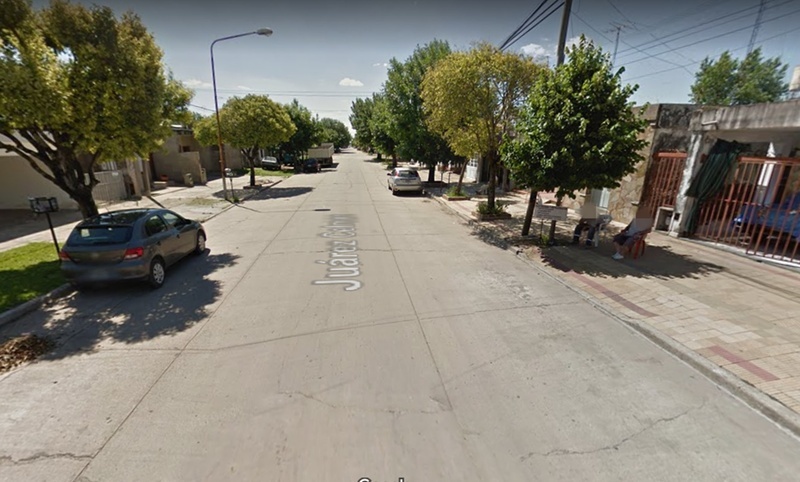 Los hechos ocurrieron hoy en un domicilio de Ju&aacute;rez Celman al 900. Foto: Google Maps