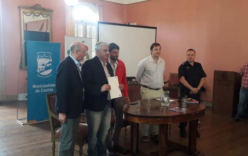 Imagen de Arroyo Seco recibió aporte para el sistema de videocámaras