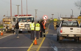 Por el accidente la ruta estuvo cortada varias horas. Foto: La Capital / Archivo.