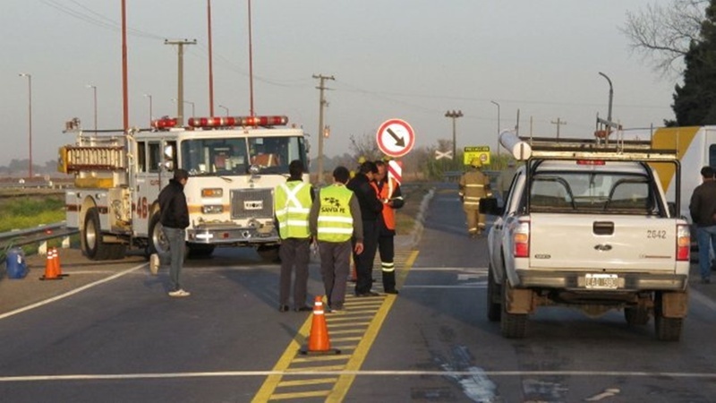 Por el accidente la ruta estuvo cortada varias horas. Foto: La Capital / Archivo.