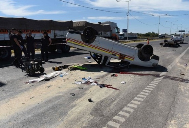 Víctima fatal. En febrero pasado, a la altura de avenida Presidente Perón, se produjo un siniestro donde un joven de 22 años perdió la vida. Foto: La Capital