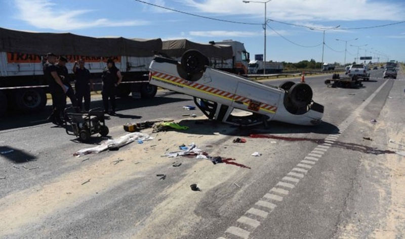 V&iacute;ctima fatal. En febrero pasado, a la altura de avenida Presidente Per&oacute;n, se produjo un siniestro donde un joven de 22 a&ntilde;os perdi&oacute; la vida. Foto: La Capital