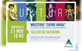 Imagen de Muestra del Taller de Guitarra a cargo del Profesor Eduardo S&aacute;nchez