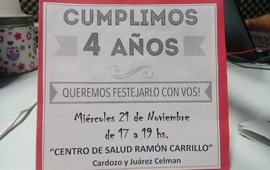 Imagen de El Centro de Salud celebra su 4to. Aniversario