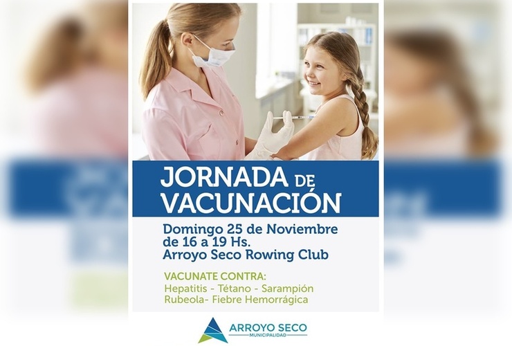 Imagen de ¡Atención!: Jornada de vacunación en el Rowing Club