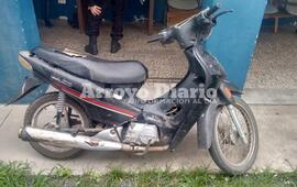 A la comisar&iacute;a local. La moto fue trasladada a sede prevencional.