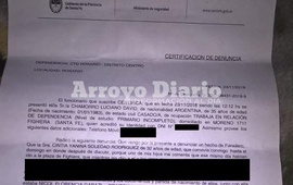 La denuncia se hizo en Rosario.