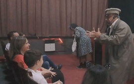 Carlos De Crist&oacute;fano, Graciela Agosti y "la rubia" (Florencia Bongiovanni)