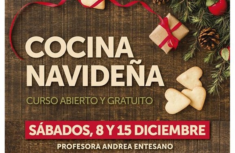 Imagen de ¡Aprovechá, es gratuito!: Curso de cocina navideña