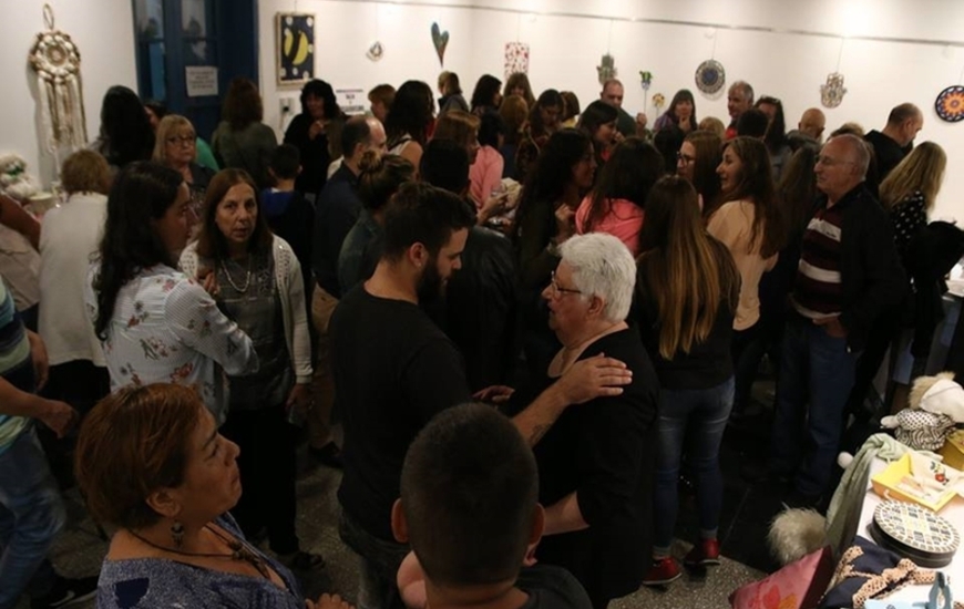Gran concurrencia. El Guillermo Furlong a pleno en el cierre de Mosaiquismo y Manualidades