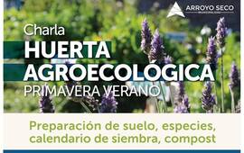 Imagen de Entrada libre y gratuita: Charla Huerta Agroecol&oacute;gica