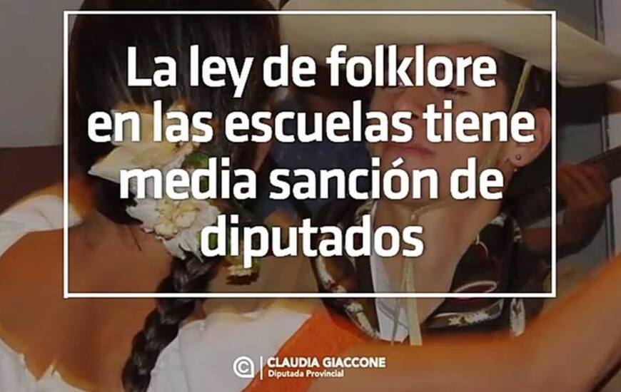 Imagen de Tiene media sanción la ley que incorpora la enseñanza del Folklore en las escuelas de Santa Fe