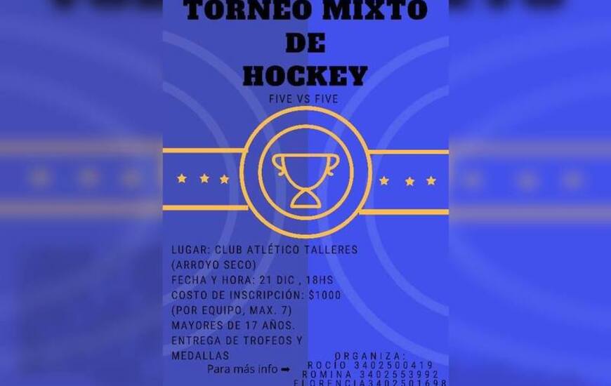Imagen de Abierta la inscripci&oacute;n al Torneo Mixto de Hockey